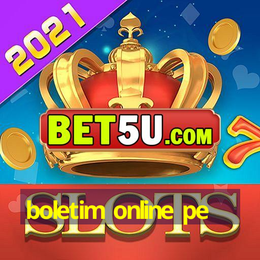 boletim online pe